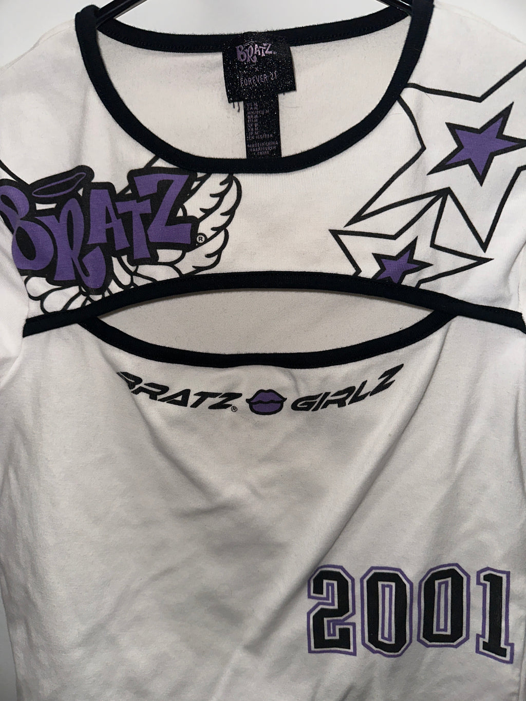 “Forever 21 X Bratz” Cropped Tee MED