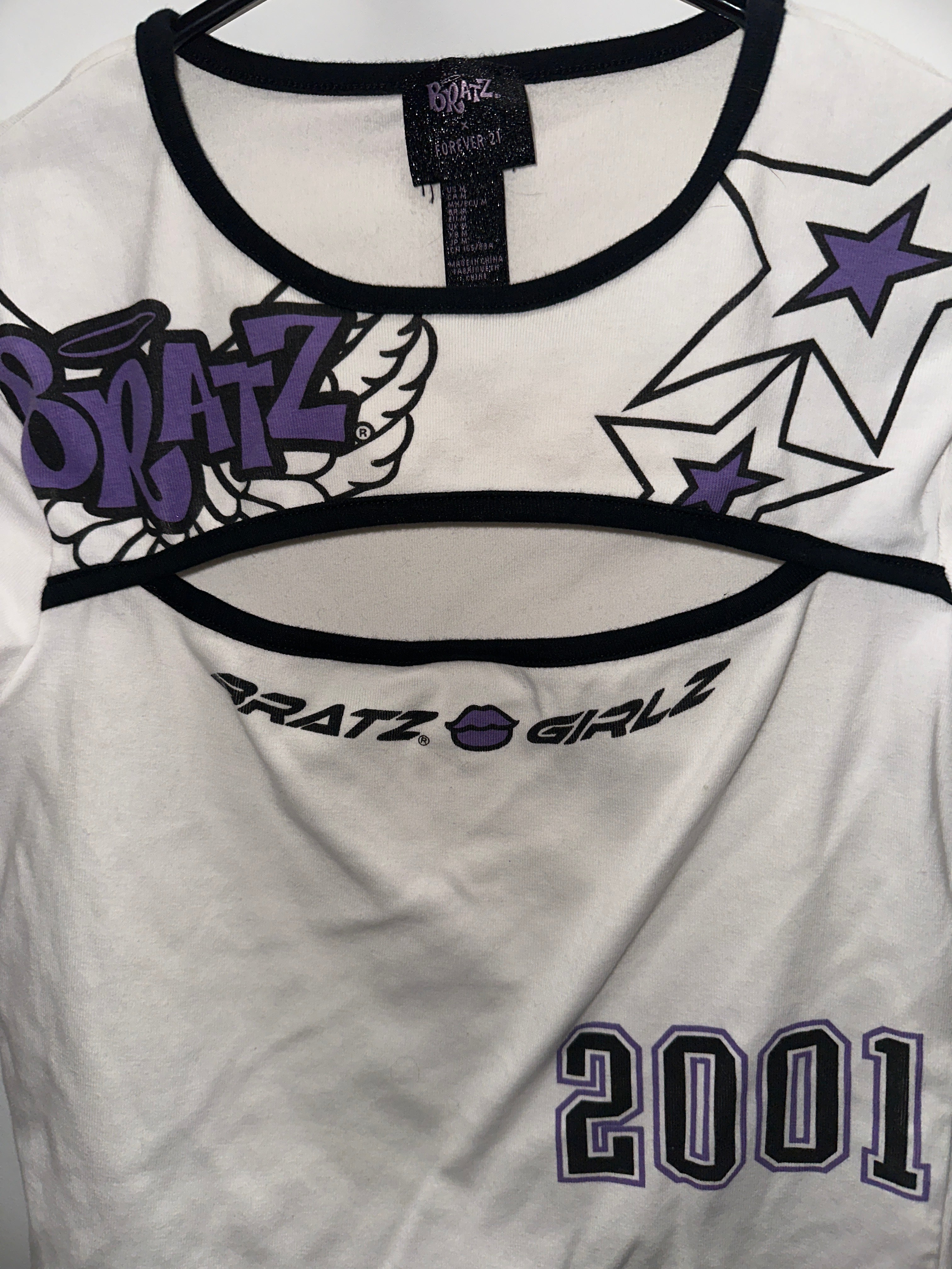 “Forever 21 X Bratz” Cropped Tee MED