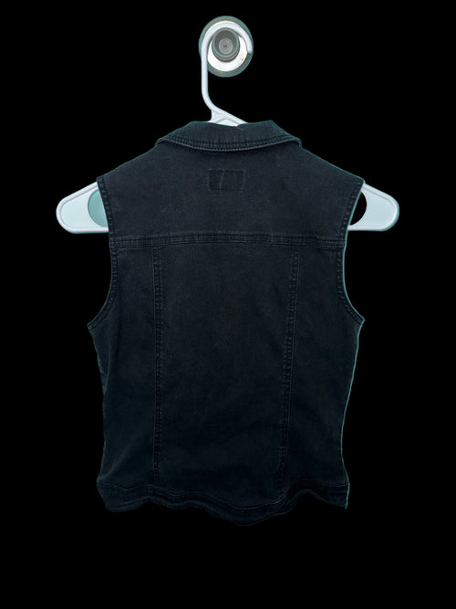 Black Denim Vest MED