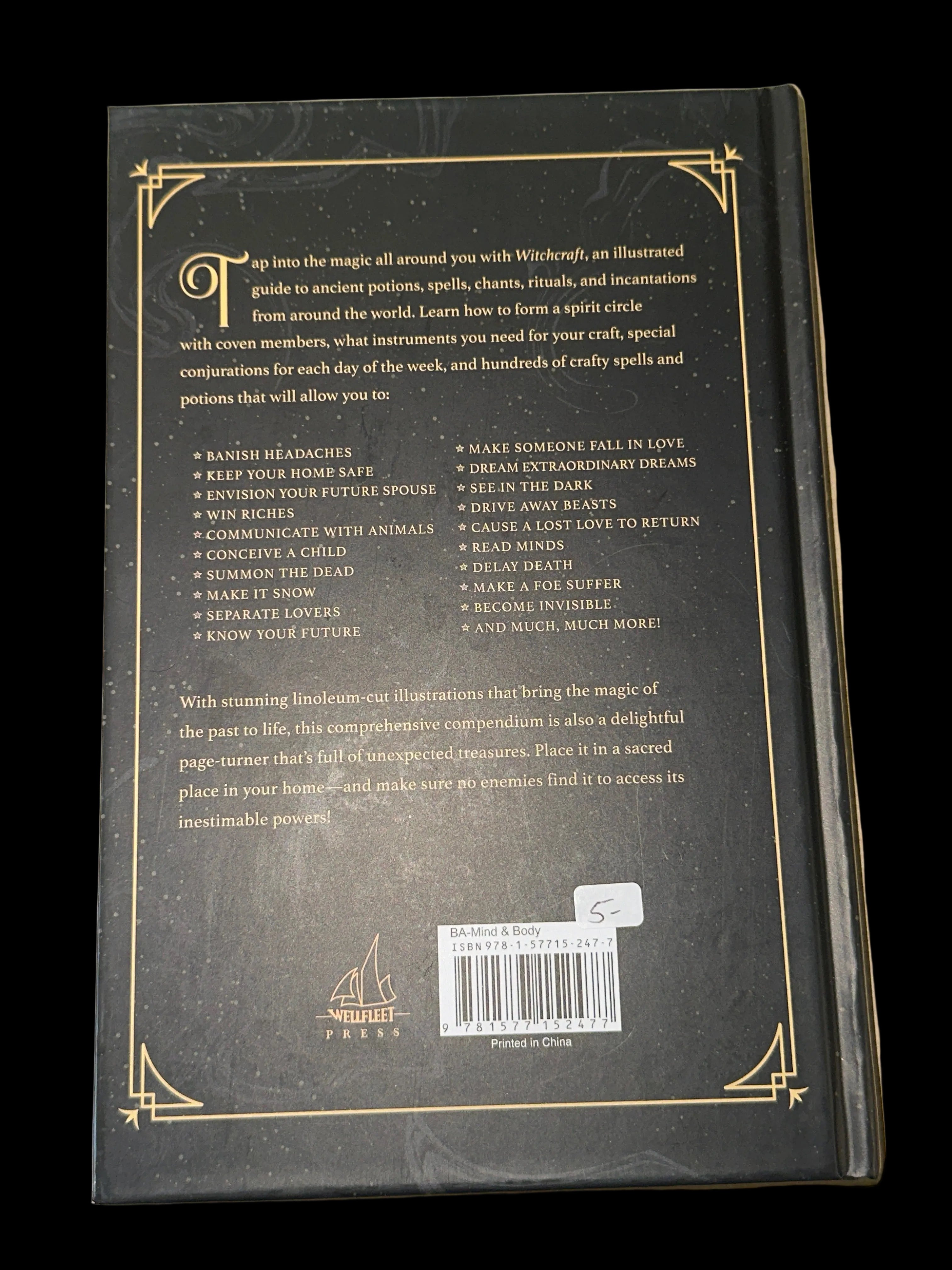 ‘Witchcraft; A Book of Magickal Practices and Spells’ By Tamsin Chamberlin