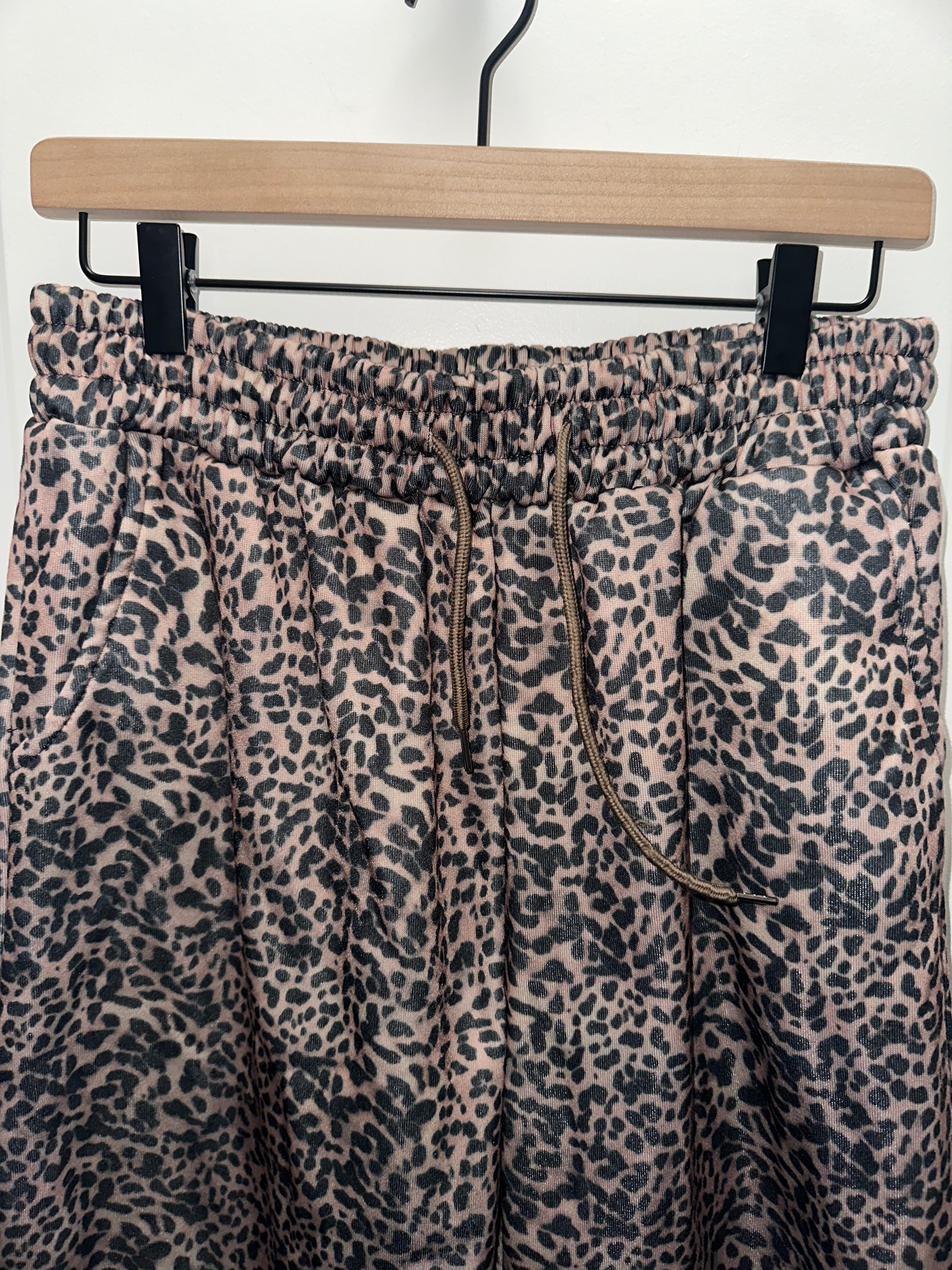 Leopard Print Sweatpants MED