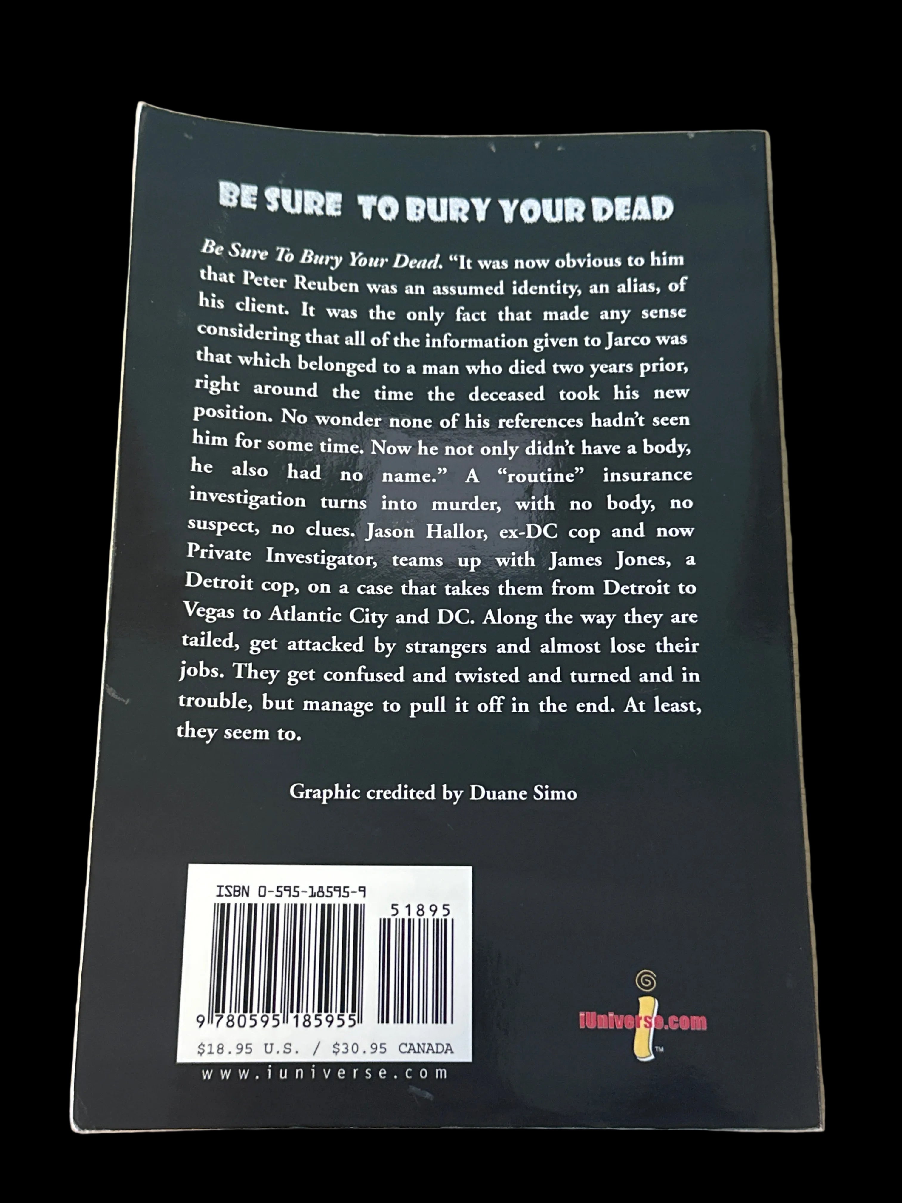 ‘Be Sure to Bury Your Dead’ By T.J. Simo