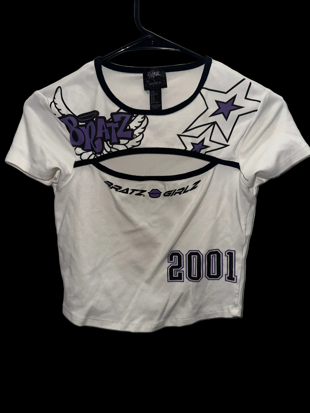 “Forever 21 X Bratz” Cropped Tee MED