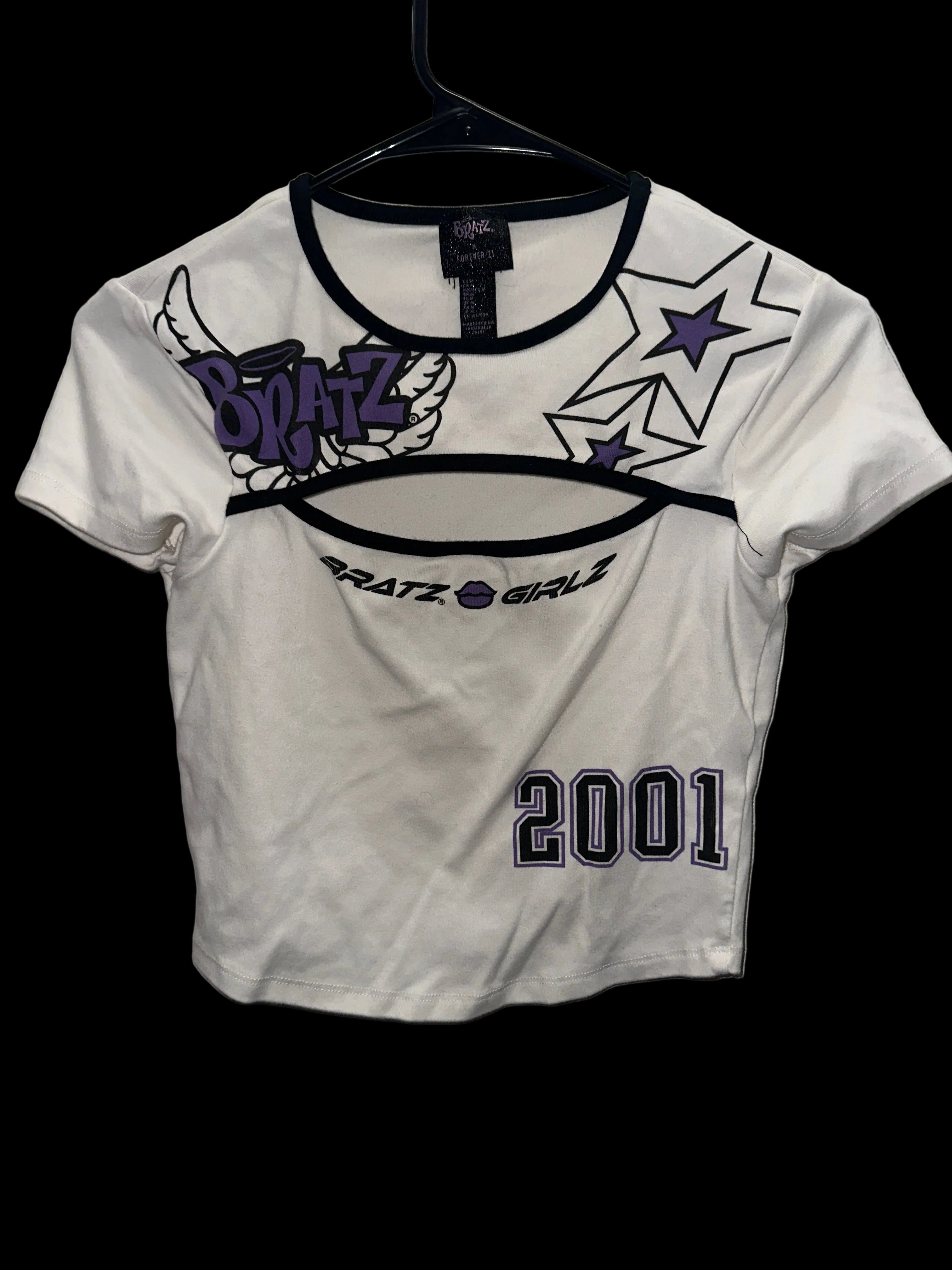“Forever 21 X Bratz” Cropped Tee MED
