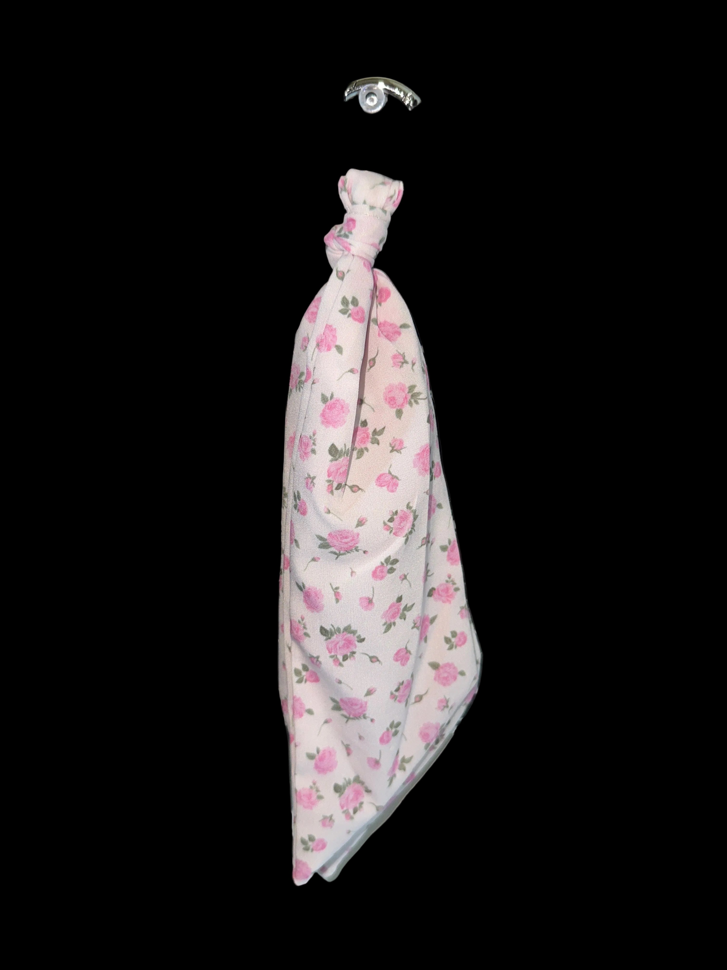 Pink Floral Keychain