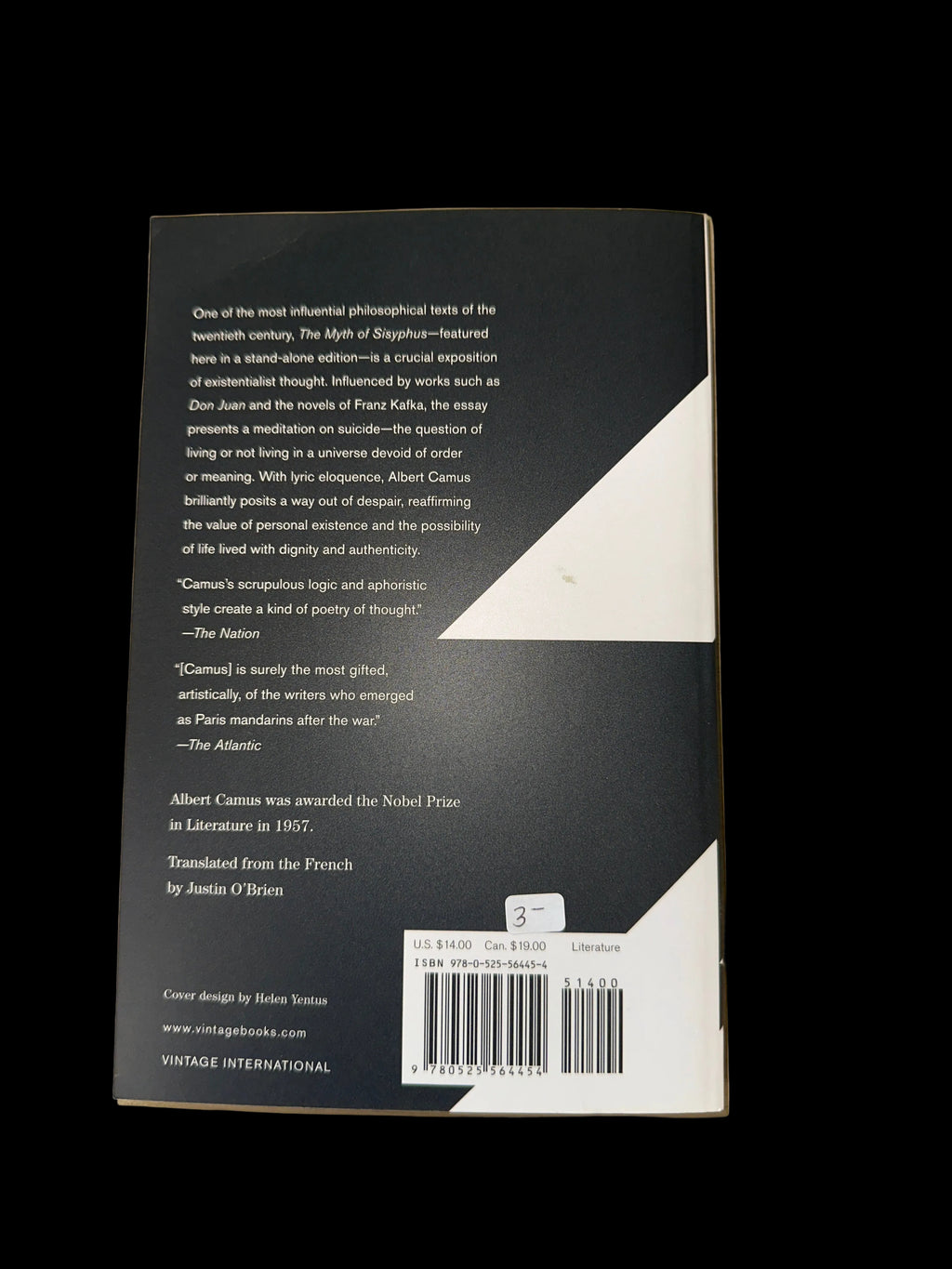 ‘The Myth of Sisyphus’ By Albert Camus