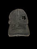 Grey Star Grunge Hat