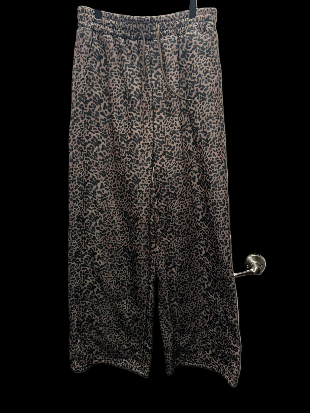 Leopard Print Sweatpants MED