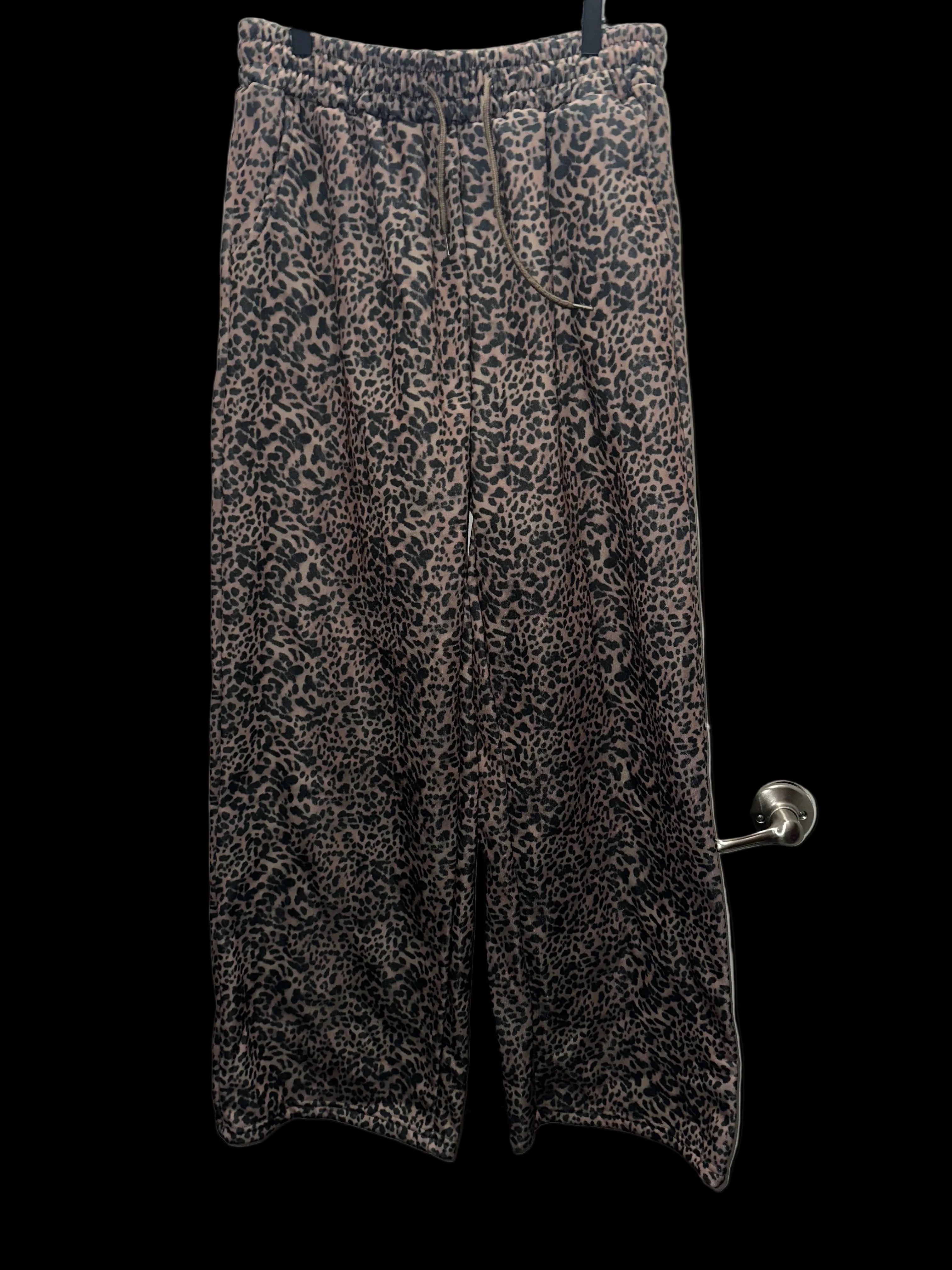 Leopard Print Sweatpants MED