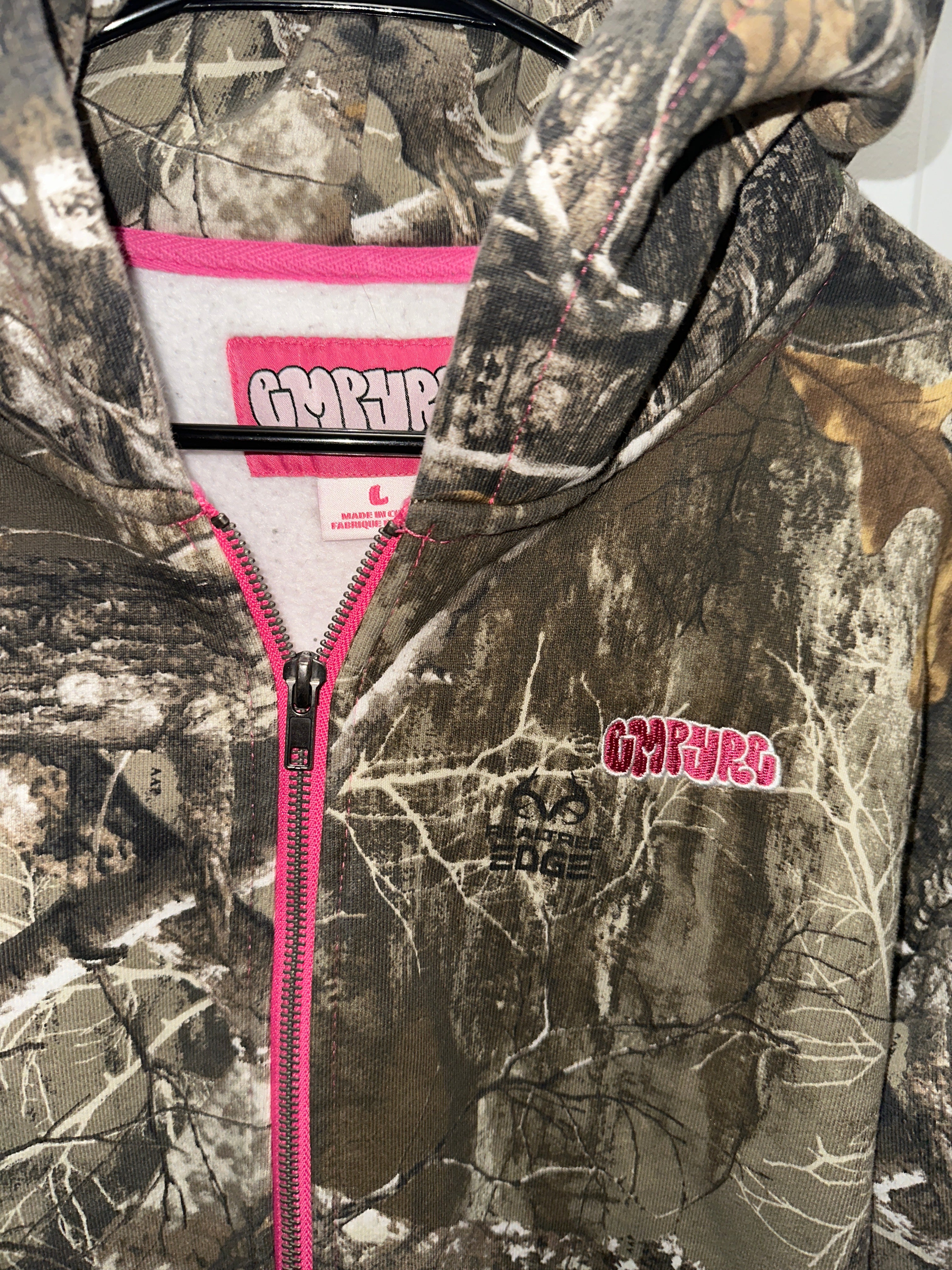 “Empyre” Camo Zip-Up Hoodie LG