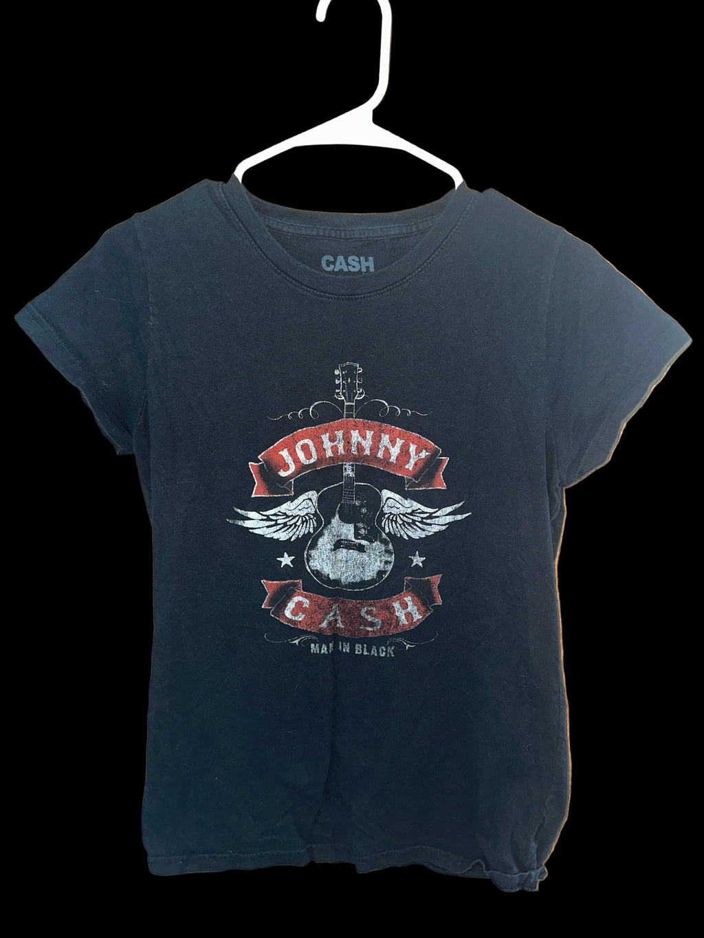 Johnny Cash T-Shirt Women XL