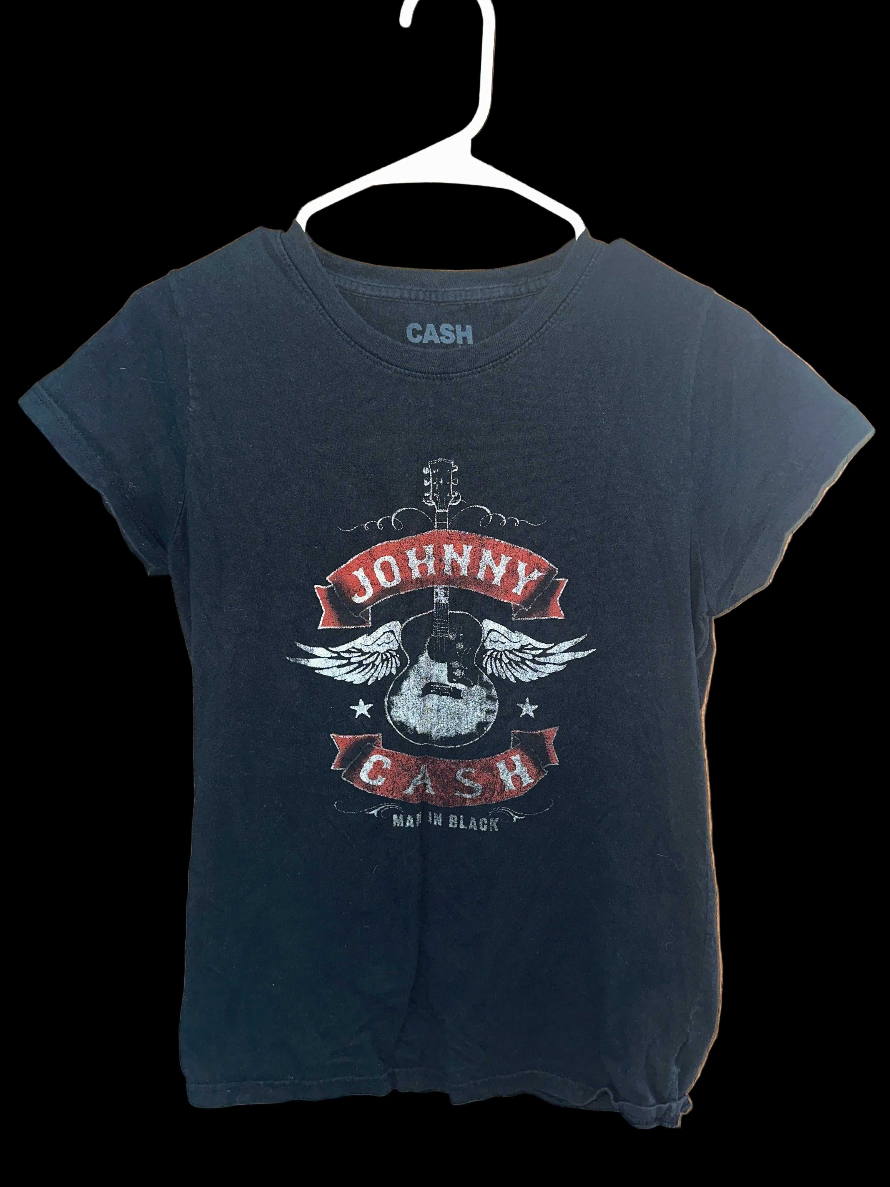Johnny Cash T-Shirt Women XL