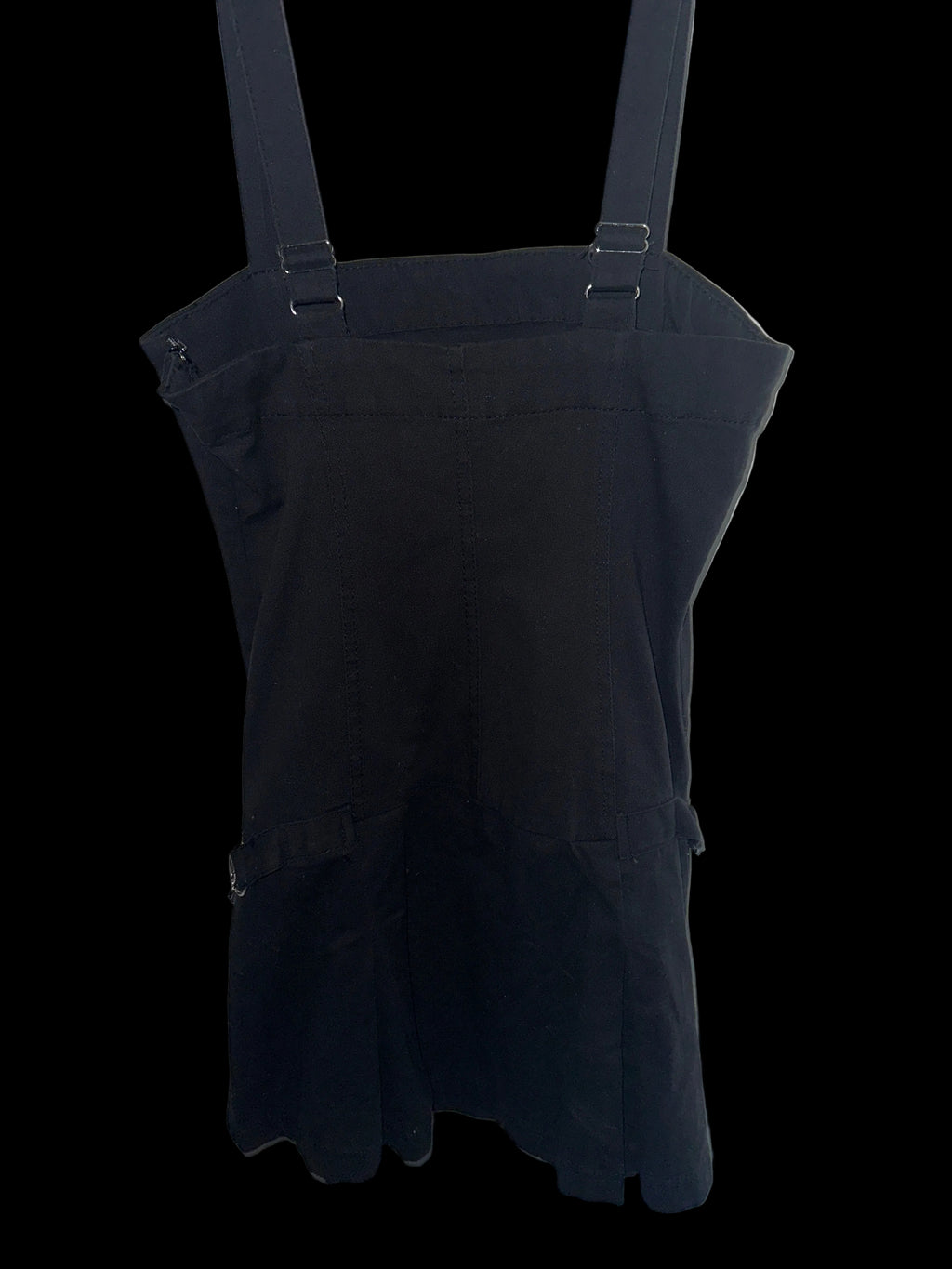 “Forever 21” Black Denim Overall-Dress SM