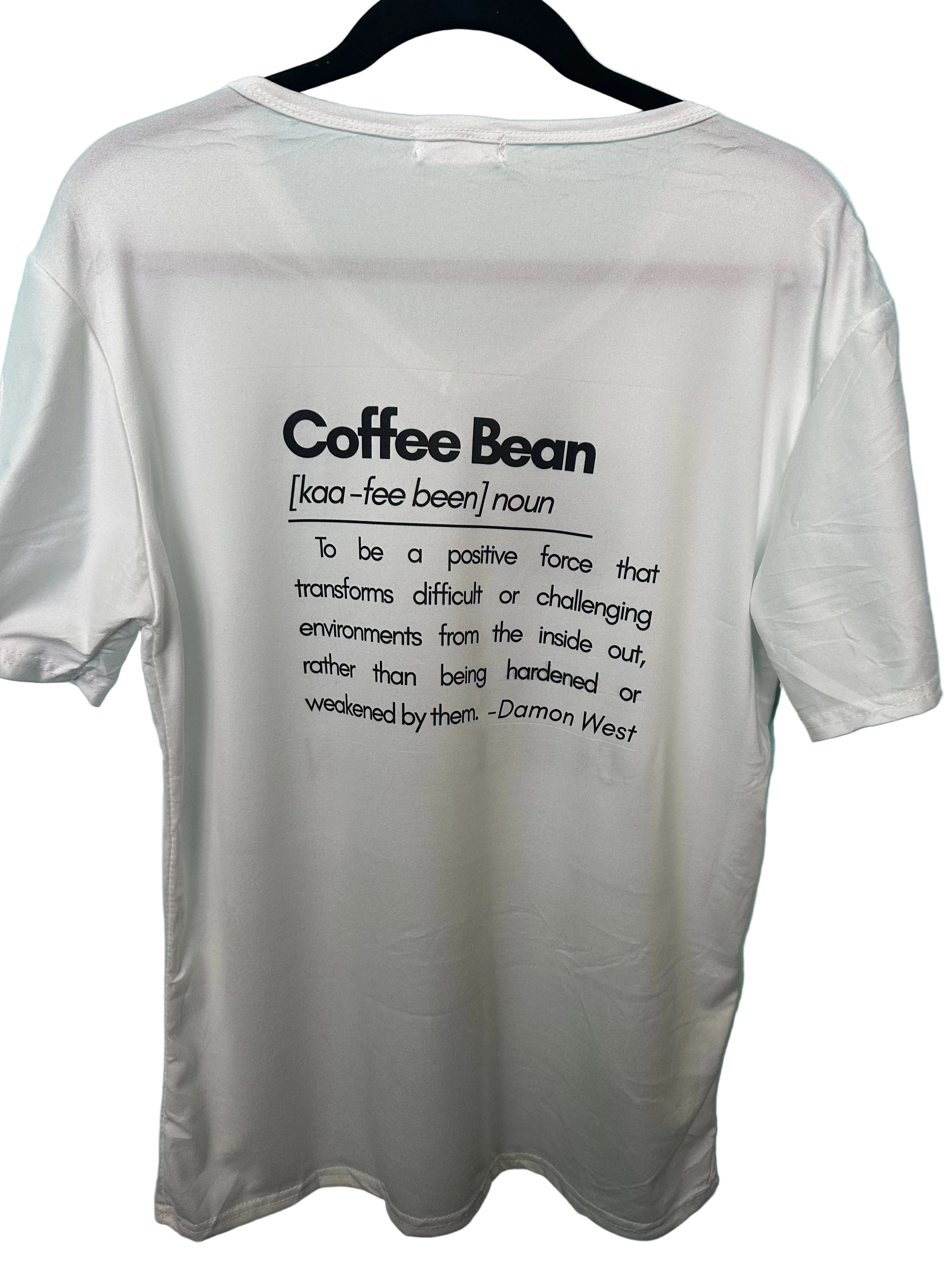 Be a Coffee Bean Woman’s V-Neck T-Shirt XL