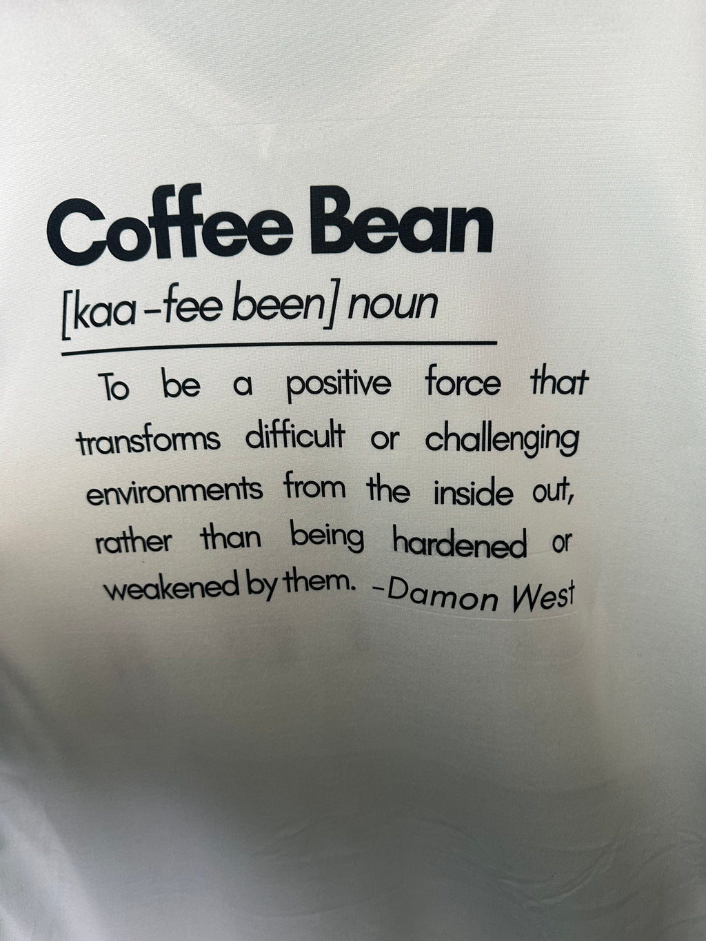 Be a Coffee Bean Woman’s V-Neck T-Shirt XL