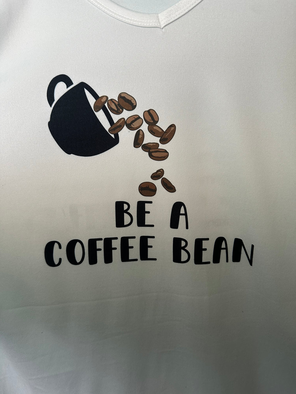Be a Coffee Bean Woman’s V-Neck T-Shirt XL