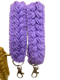 Crocheted Keychain- Purple
