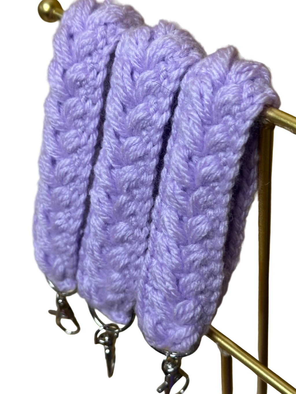 Crocheted Keychain- Lavender