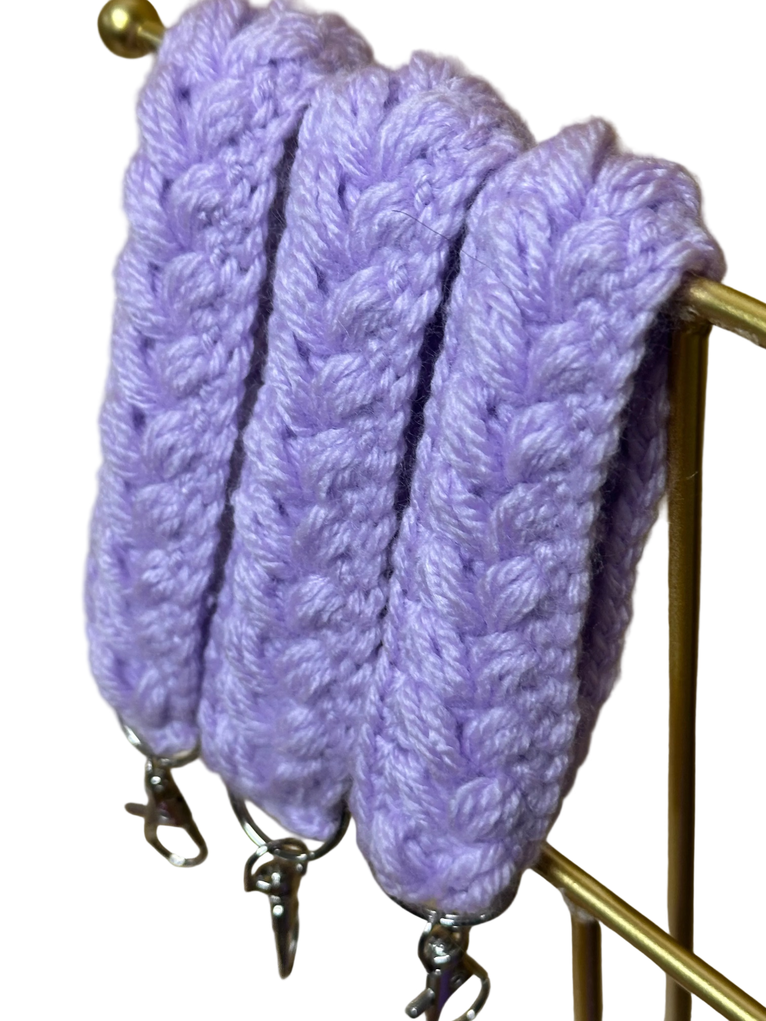 Crocheted Keychain- Lavender