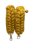 Crocheted Keychain- Gold