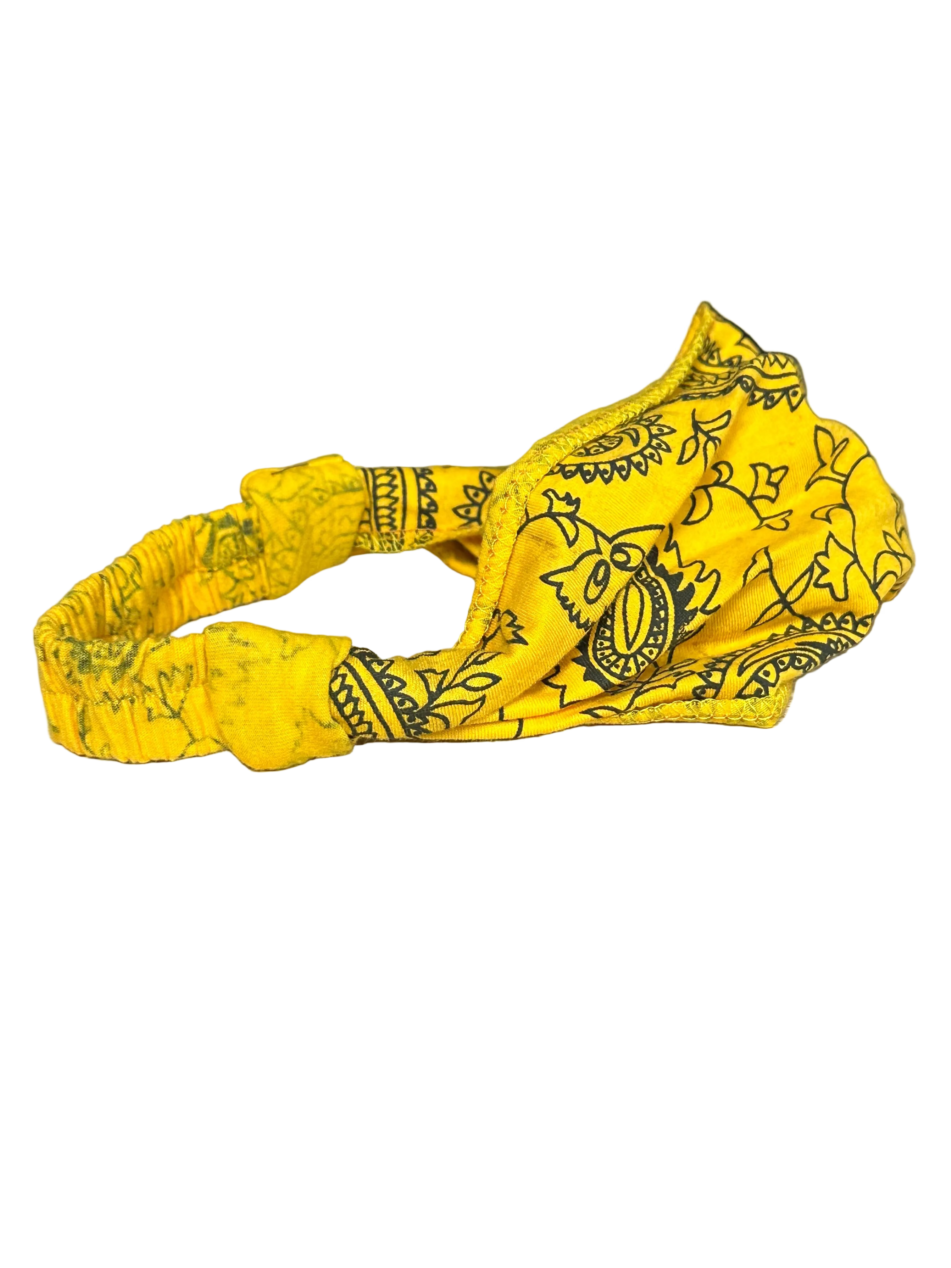 Yellow Bandana Headband